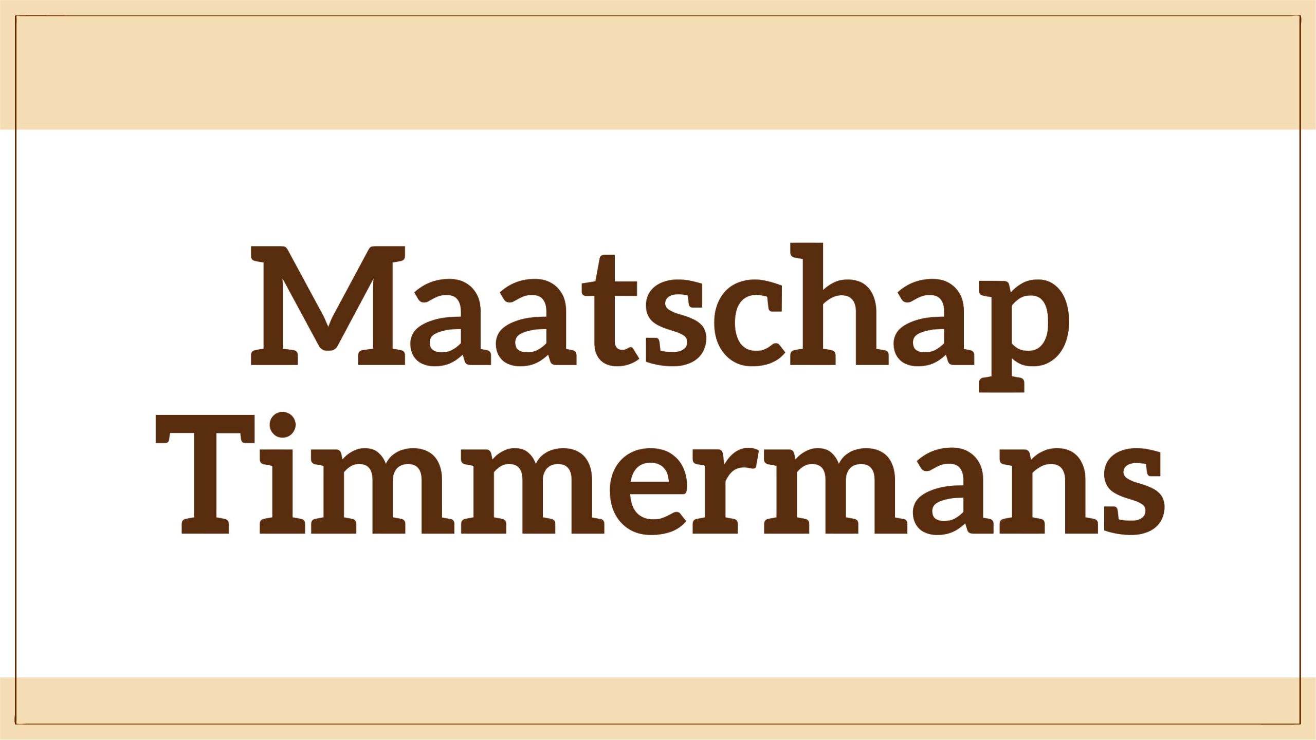 Maatschap Timmermans